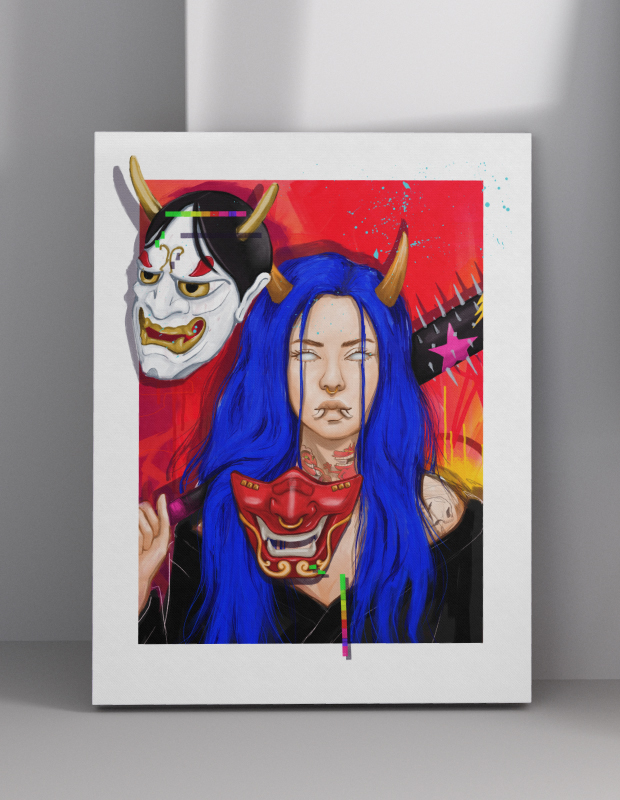 print-fine-art-deities-oni-by-banshee